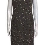 Akris Punto  Polka Dot Print Knee Length Dress 8 Photo 0