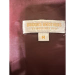 Brooks Brothers  Women’s Equestrian Maroon Vest 4 Button Rayon Medium VTG RARE Photo 7