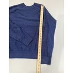 Gap Sweater Womens Medium Navy Knit Pullover Crewneck 100% Cotton Stretch Travel Blue Photo 5