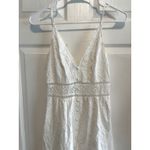 Simplee Apparel Simplee White Eyelet Embroidered Midi Dress Sleeveless Summer Sundress Casual Photo 1