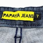 Papaya Womens Low Rise Jeans Size 7 Y2K Studded Skinny Rock Punk Edgy Indie Blue Photo 7