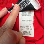 ⭐️VINTAGE Peter Popovich Cotton Red And White Star Button Down Midi Skirt Photo 4