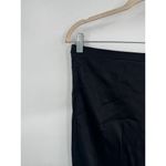 ZARA Skirt Women Large Black Casual Gothic Emo Punk Skater Midi Classic Basic Photo 2