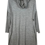 Gap Turtleneck Gray Tunic Soft Dress Women’s Size XL Rayon Blend Length Ribbed Photo 0