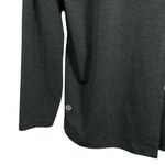 Lululemon See You In Savasana Turtleneck Split Back Long Sleeve Grey Size 8/10 Photo 8