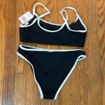 ANDIE  x Mindy Camp Bikini Set Dolphin Top Bells Bottom Black XS NWT Photo 2