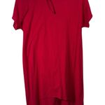 Soft Surroundings  Moderne Gauze Tunic Crimson Red Minimalist NEW Womens Medium Photo 0