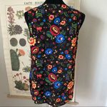 Modcloth NWOT Masterpiece Sleeveless Lace-Up Top in Folksy Floral Print Photo 3
