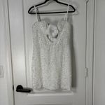 NWT HELSI Sol Sequin Cutout Cocktail Minidress Size L White Size L Photo 3