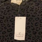 NWT Ember sheer burnout velvet leopard bodysuit Size L Photo 5