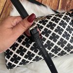 Kenneth Cole Reaction Women Small Faux Leather Purse Crossbody Bag Black & White Photo 9