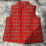 Laura Scott  Red Plaid Vest Photo 1