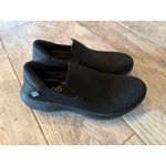 Ryka Black Active FOAM Fling Shoes Size 7.5W Wide Womens Slip Ons Stretch Knit Photo 1