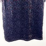 Current/Elliott CURRENT ELLIOTT The Janie Floral Velvet Holiday Party Ruffle Sleeves Dress XS Photo 5