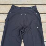 Black Vincente Nesi Cargo Carpentar Pants High Rise Straight Leg Lightweight Size 32 Photo 1