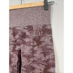 Gymshark Camo Adapt Seamless High Rise Leggings Gym Workout Sz S Burgundy Yoga Photo 1