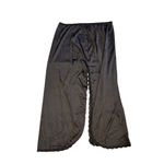 Shadowline Women's Black Nylon Half Slip PANT Size 1x Elastic Waist Photo 1