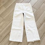 Good American NWT Jeans Good Waist Palazzo Crop Wide Leg in White Size 10/30 Photo 8