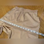 Chic two piece Satin Beige Pant and blouse set size S Photo 15