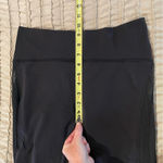 Lululemon Sun Setter Crop Leggings 17.5” Black 8 W6AEQS Sheer Mesh Activewear Photo 8