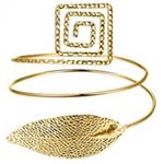 GOLD Upper Arm Cuff Arm Band Jewelry Photo 0