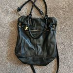Steve Madden Black Crossbody Bag with Gold Details Photo 4