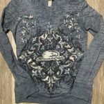 Harley Davidson  Screamin Eagle Blue Burnout Lightweight Hoodie Photo 3