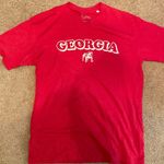 Pressbox Uga University of Georgia bulldogs red womens t shirt size small Photo 0
