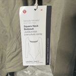 Lululemon Nulu Square Neck Bodysuit Long Sleeve Thong Cut NWT Size Medium (RVSN) Photo 9