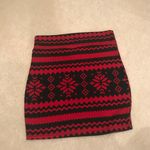 Rue 21 Red + Black Tribal Print Skirt Photo 1