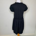 ZARA  Babydoll Black Dress Ruffle Trim Sz XS Photo 1