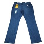 Carhartt  18 Tall Rugged Flex Relaxed Fit Women’s Jeans Stretch Work Denim Blue Photo 1