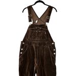 Jordache  Vintage 90s Y2K Carpenter Overalls Chocolate Velvet Fall Size 7/9 M Photo 1