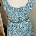 Nine West  Blue and Cream Patterned Dress
Women size 8 tea dress Photo 5