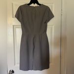 Banana Republic Grey Sheath Linen Dress size 8 Photo 4