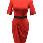 ASOS  Orange Tulip Dress Sz 2 Women's Dress 3/4 length sleeve knee length dress Photo 0