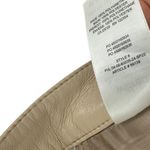 Aritzia Wilfred The Melina Pants Vegan Leather Cropped Beige Size 10 Photo 10