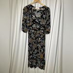 Ba&sh Vienne gathered printed crepe midi dress | XS Photo 10