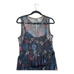 Disney Black and Blue Midi Sundress with Sleeveless Straps for Wedding Guest 12 Photo 2