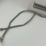 Ettika Nordstrom NWT Grey Wrap choker leather suede with hamsa Charm Photo 2