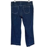 Hydraulic Striped High Rise Ankle Wide Leg Women's Jeans Size 16 Photo 2