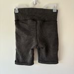 Aerie  Offline 7 Inch Inseam Hi-Rise Biker Short Braid Detail Grey Athletic Sport Photo 2