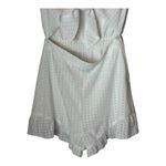 Show Me Your Mumu  Romper Women Small White Challis‎ Tie Front Riviera Shorts Photo 6