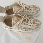 Chloé Chloe Lauren beige lace sneaker Photo 2