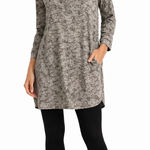 Cloth & Stone Abstract Print Button Up Long Sleeve Tunic Shirt Dress Medium Photo 0