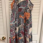 Paisley pattern Maxi Dress Orange Photo 0