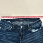 Lucky Brand 10/30 Ankle Skinny Jeans Dark Wash Raw Hem Denim Stretch Mid Rise Photo 4