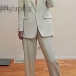 ZARA  Satin Oversized Blazer Jacket w/ Flap Pockets Size XS NEW Photo 4