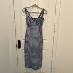 Free People  Lucinda Midi Dress in Indigo Combo Photo 7