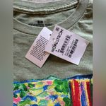 Nordstrom NWT  Rack Artsy Graphic Tee S - need to wash make up on collar Photo 3